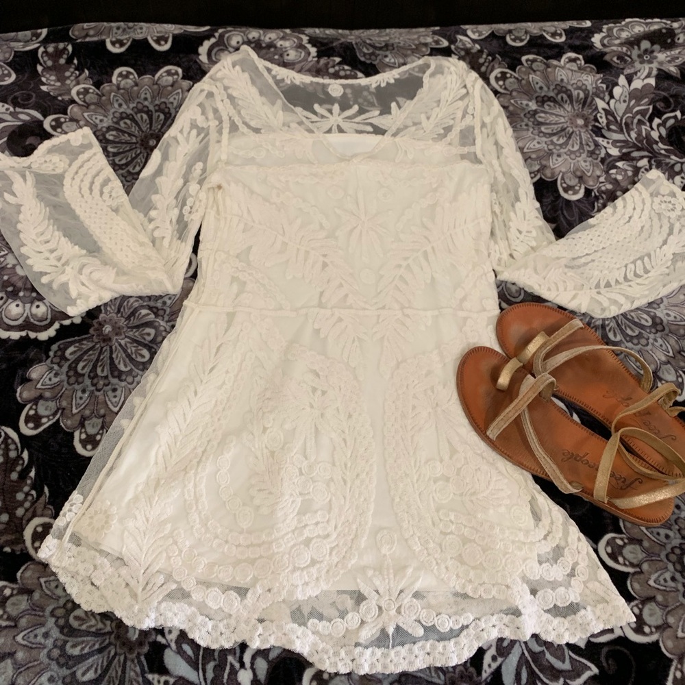 Lace dress size S.  for festival, summer and more